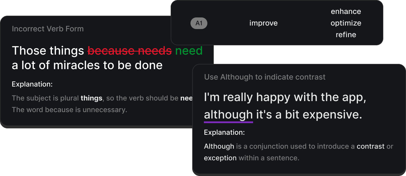 Improve Your Grammar and Vocabulary illustration